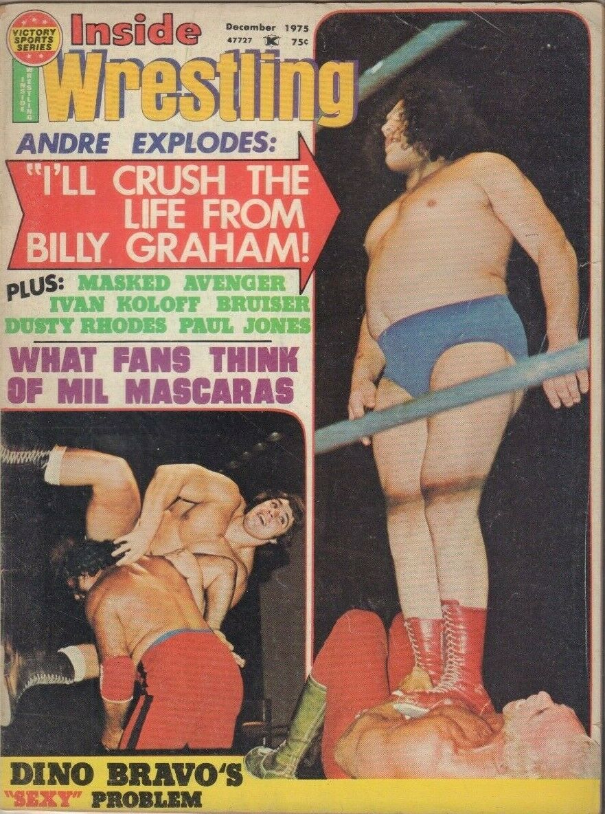 Inside Wrestling December 1975 Magazine PWcatalog