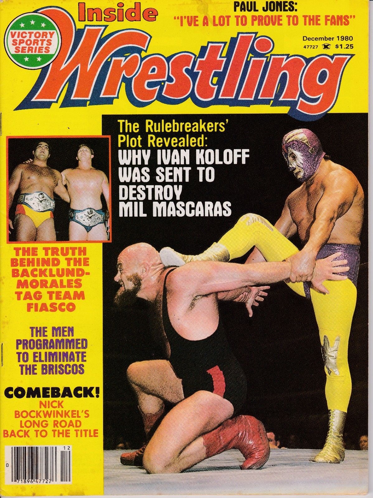 Inside Wrestling December 1980 Magazine PWcatalog