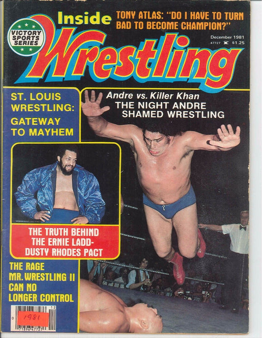 Inside Wrestling December 1981 Magazine PWcatalog
