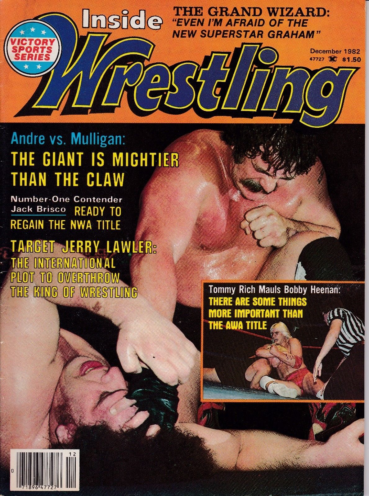 Inside Wrestling December 1982 Magazine PWcatalog