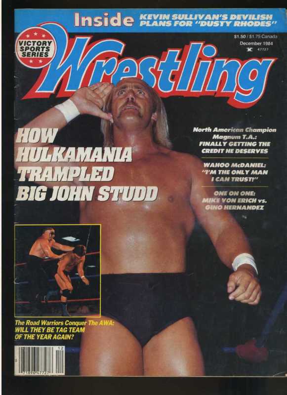 Inside Wrestling December 1984 Magazine PWcatalog