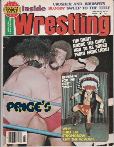 Inside Wrestling February 1976 Magazine PWcatalog