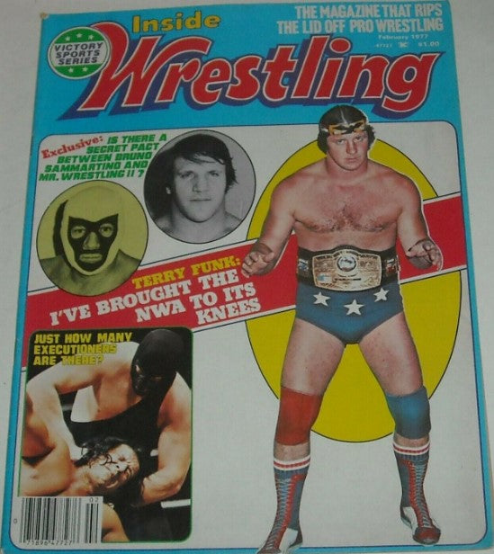Inside Wrestling February 1977 Magazine PWcatalog