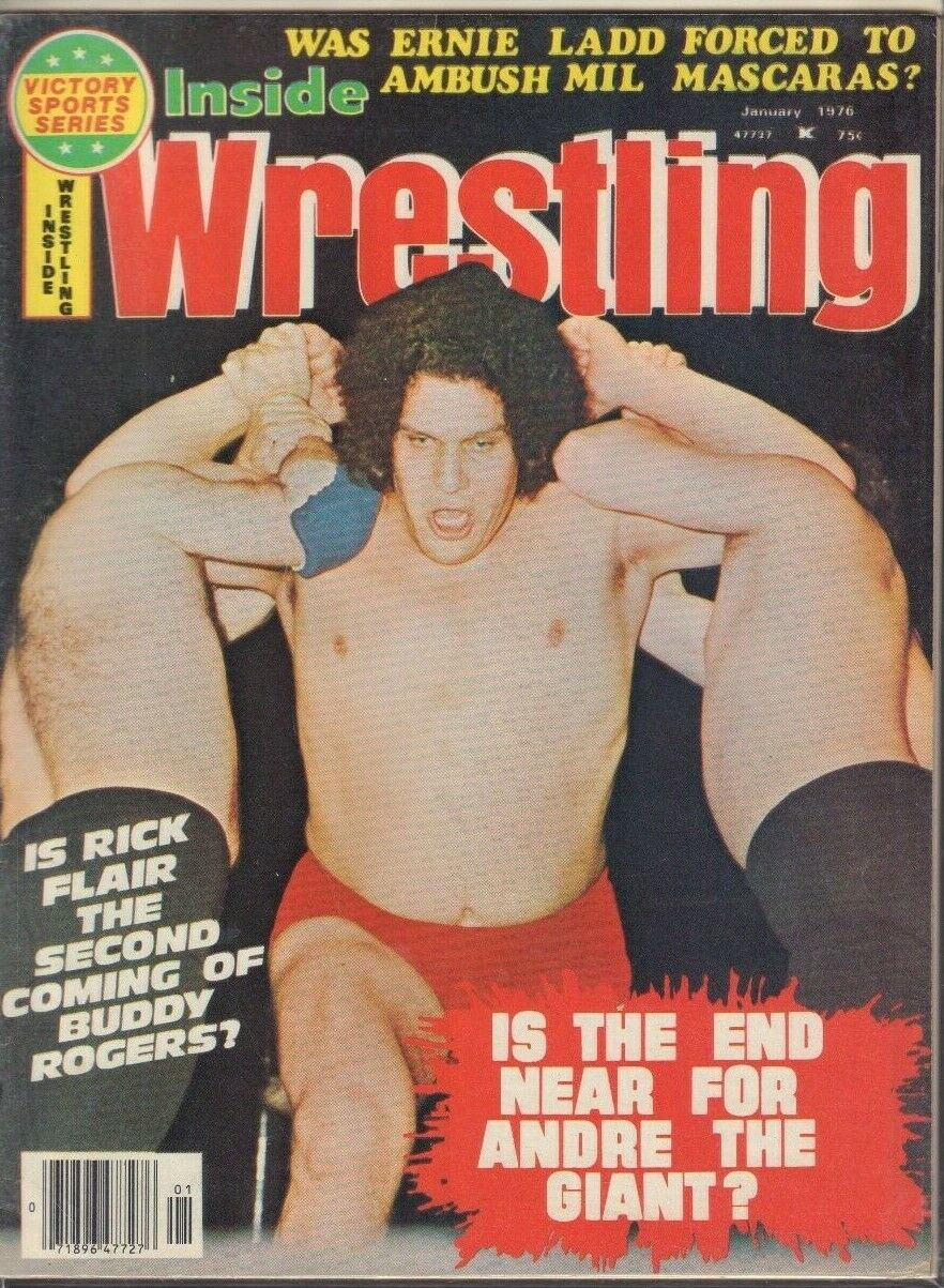 Inside Wrestling January 1976 Magazine PWcatalog