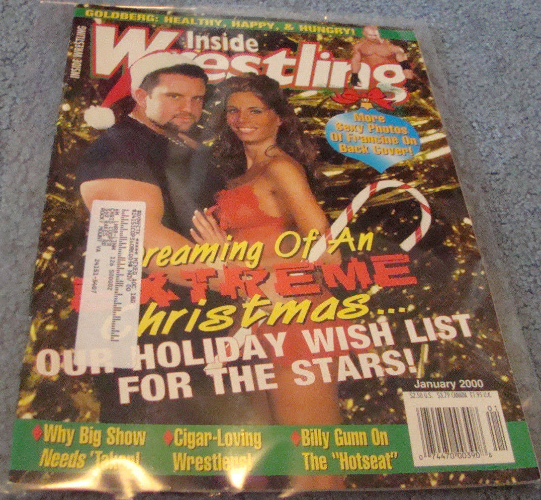 Inside Wrestling January 2000 Magazine PWcatalog