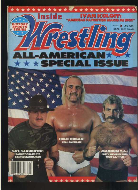 Inside Wrestling July 1986 Magazine PWcatalog