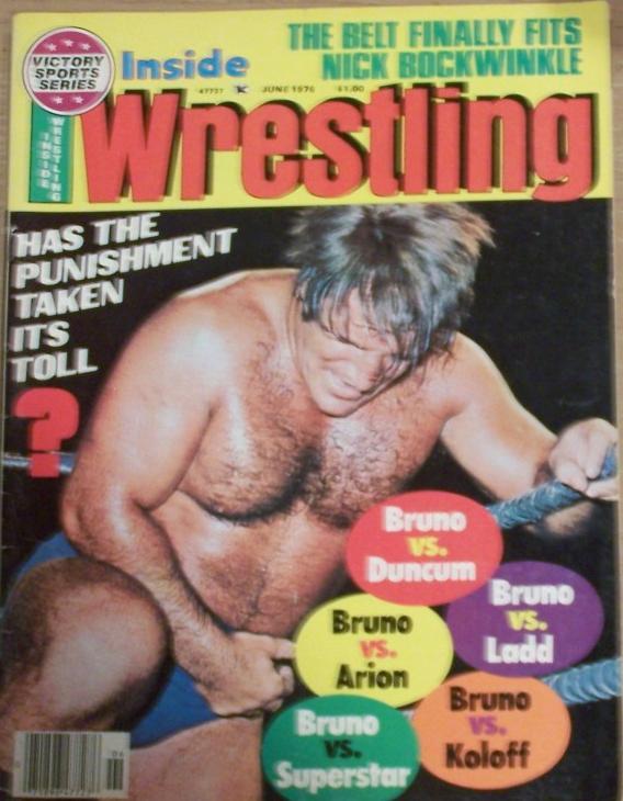 Inside Wrestling June 1976 Magazine PWcatalog