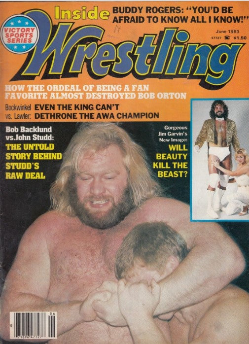Inside Wrestling June 1983 Magazine PWcatalog