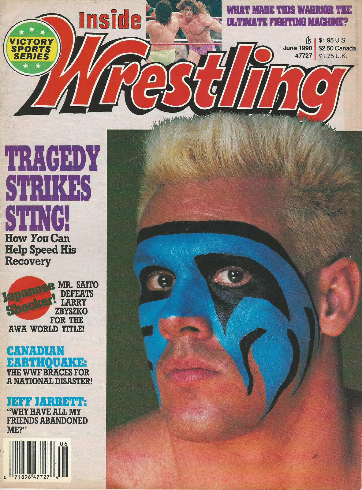 Inside Wrestling June 1990 Magazine PWcatalog