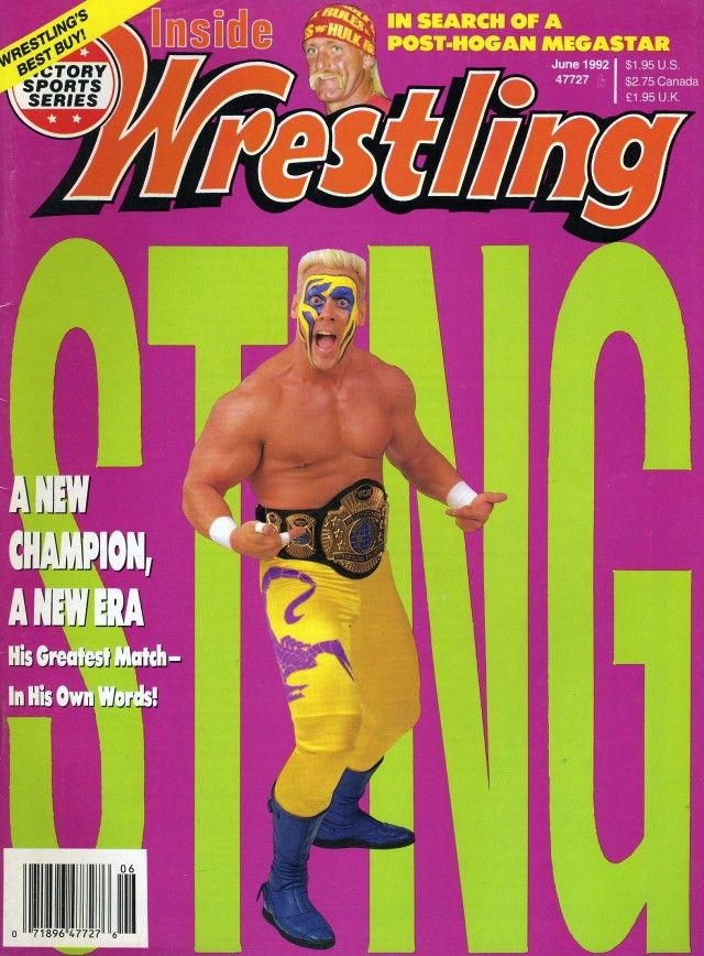 Inside Wrestling June 1992 Magazine PWcatalog