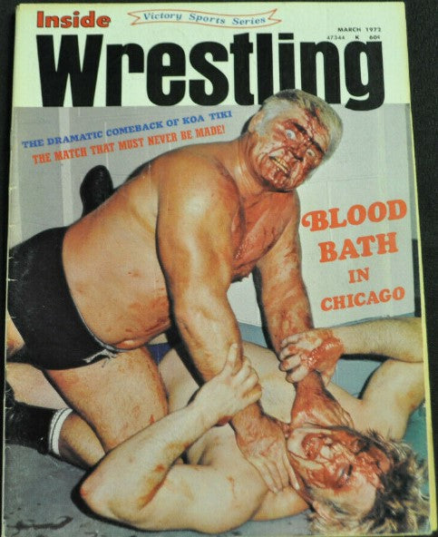 Inside Wrestling March 1972 Magazine PWcatalog