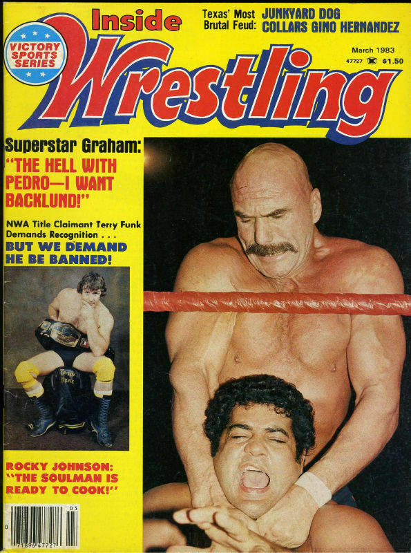 Inside Wrestling March 1983 Magazine PWcatalog