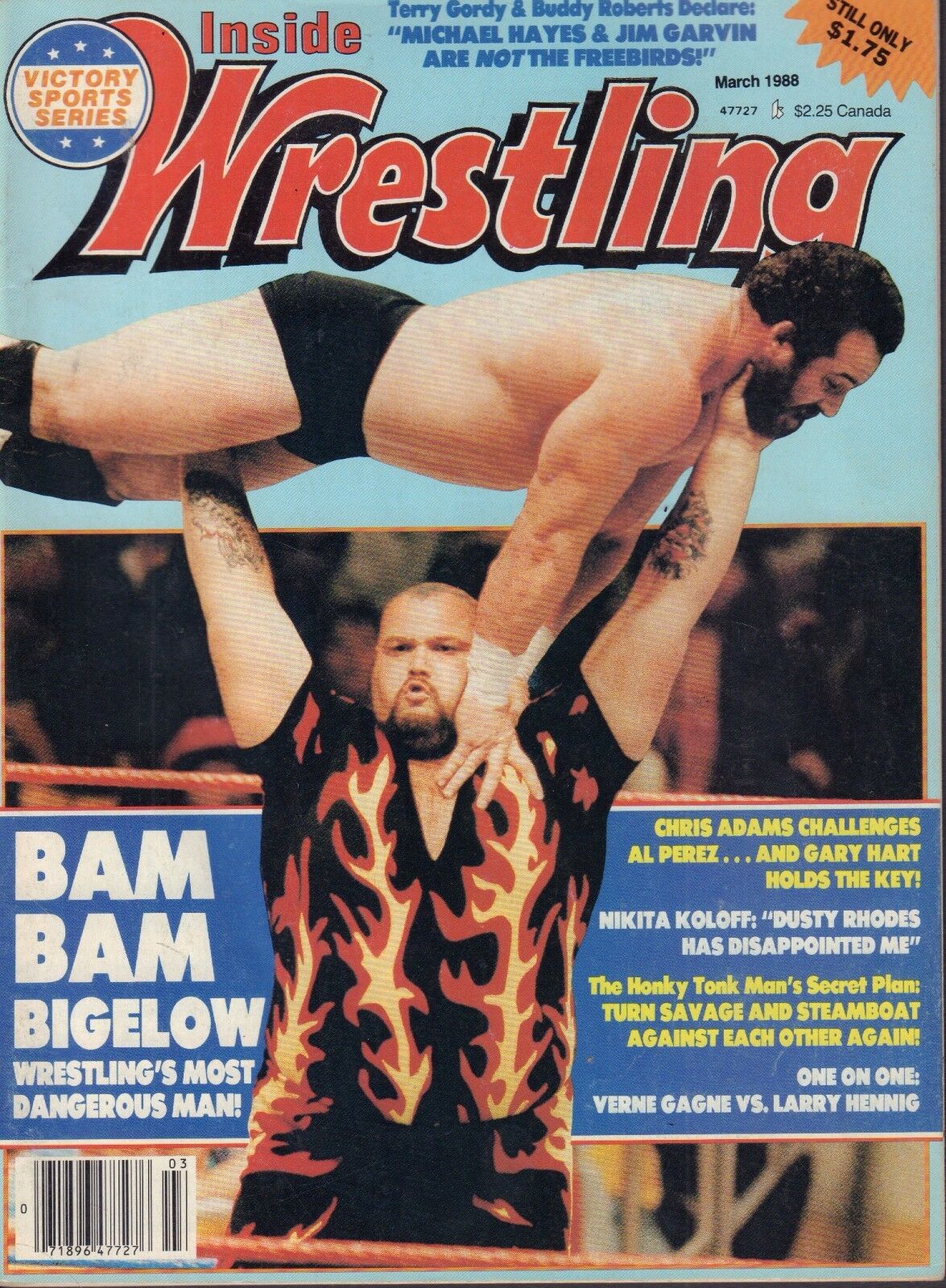 Inside Wrestling March 1988 Magazine PWcatalog