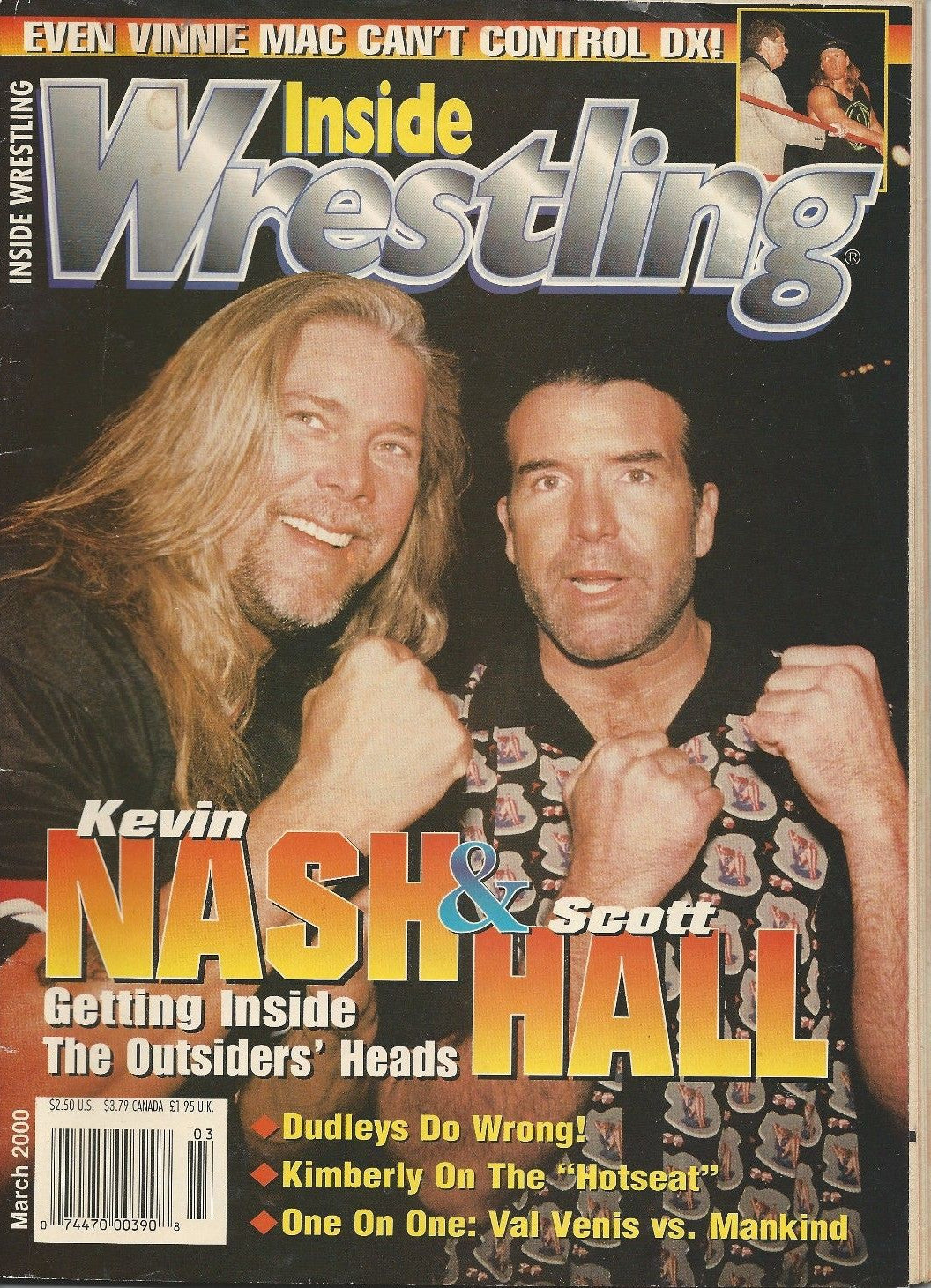 Inside Wrestling March 2000 Magazine PWcatalog
