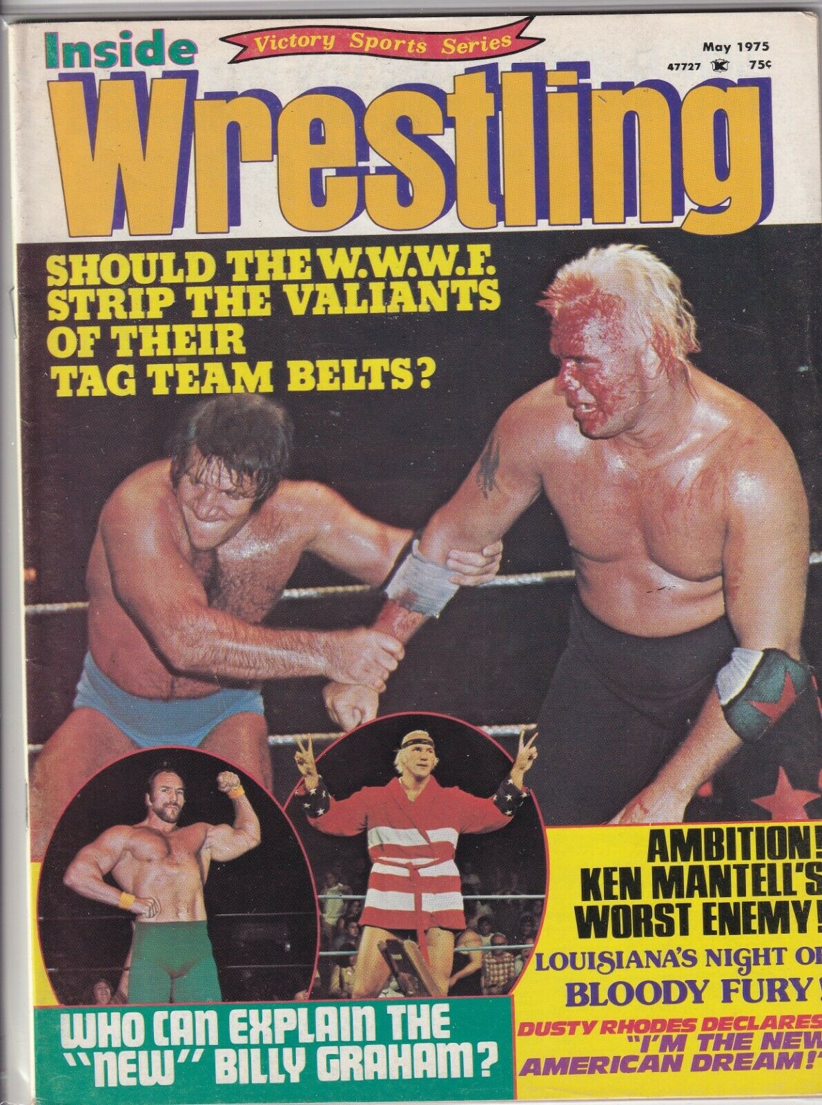 Inside Wrestling May 1975 Magazine PWcatalog