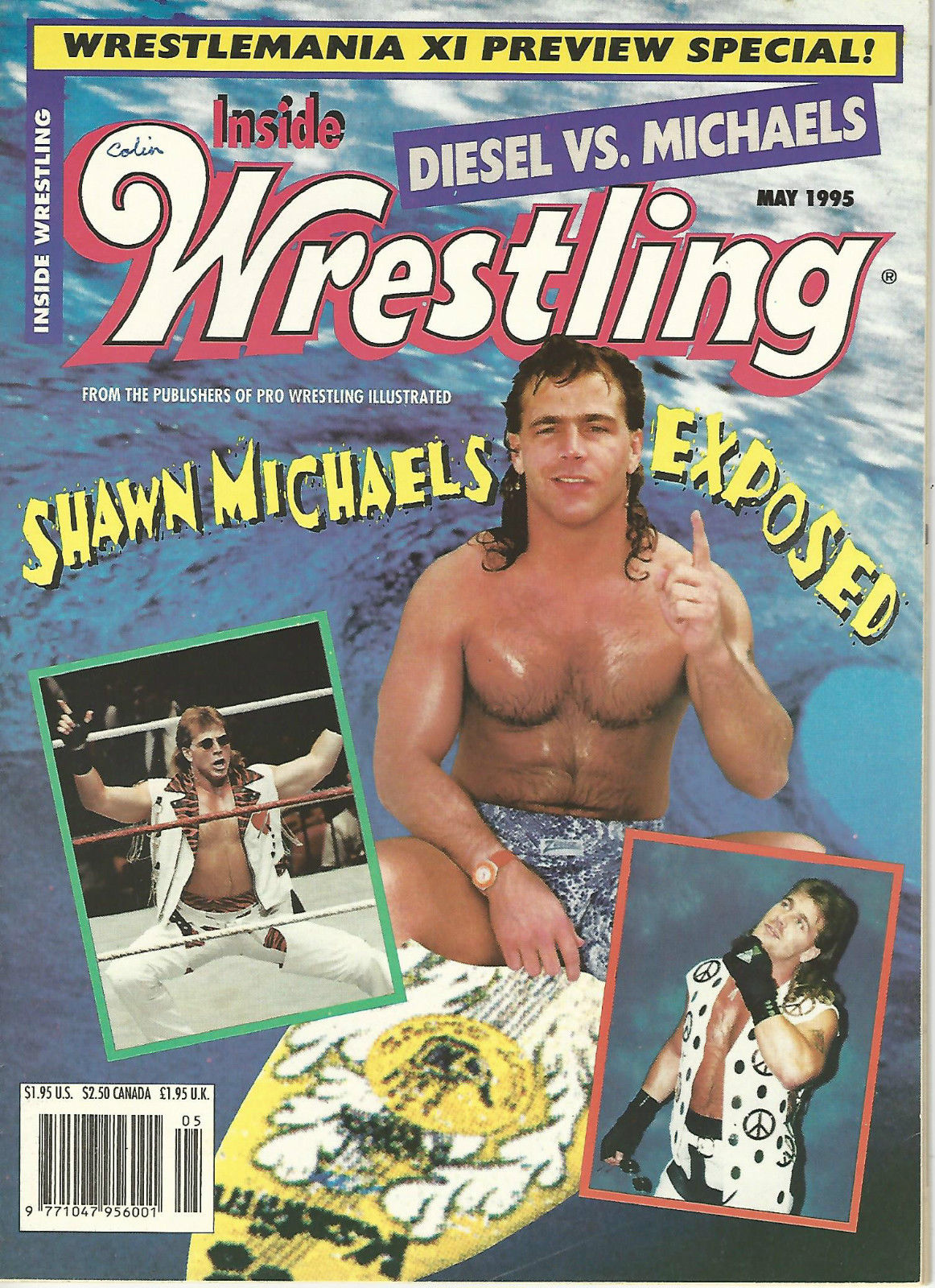 Inside Wrestling May 1995 Magazine PWcatalog
