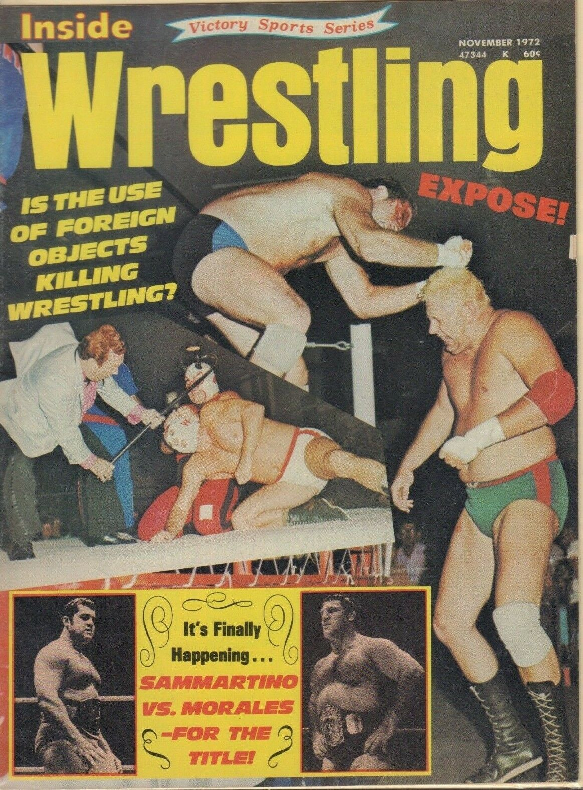 Inside Wrestling November 1972 Magazine PWcatalog