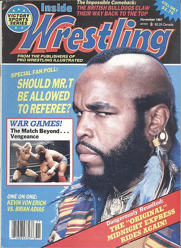 Inside Wrestling November 1987 Magazine PWcatalog