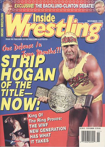 Inside Wrestling November 1995 Magazine PWcatalog