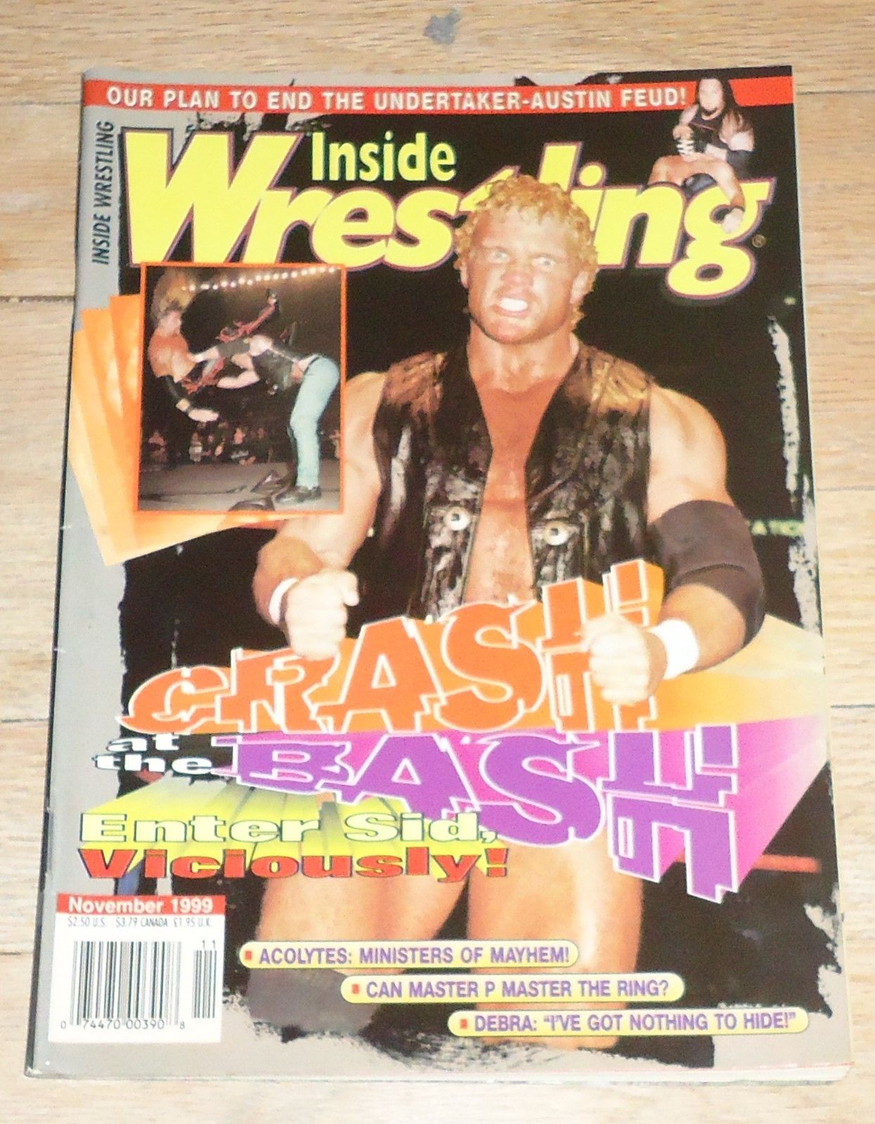 Inside Wrestling November 1999 Magazine PWcatalog