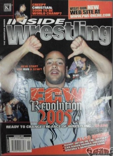 Inside Wrestling November 2005 Magazine PWcatalog
