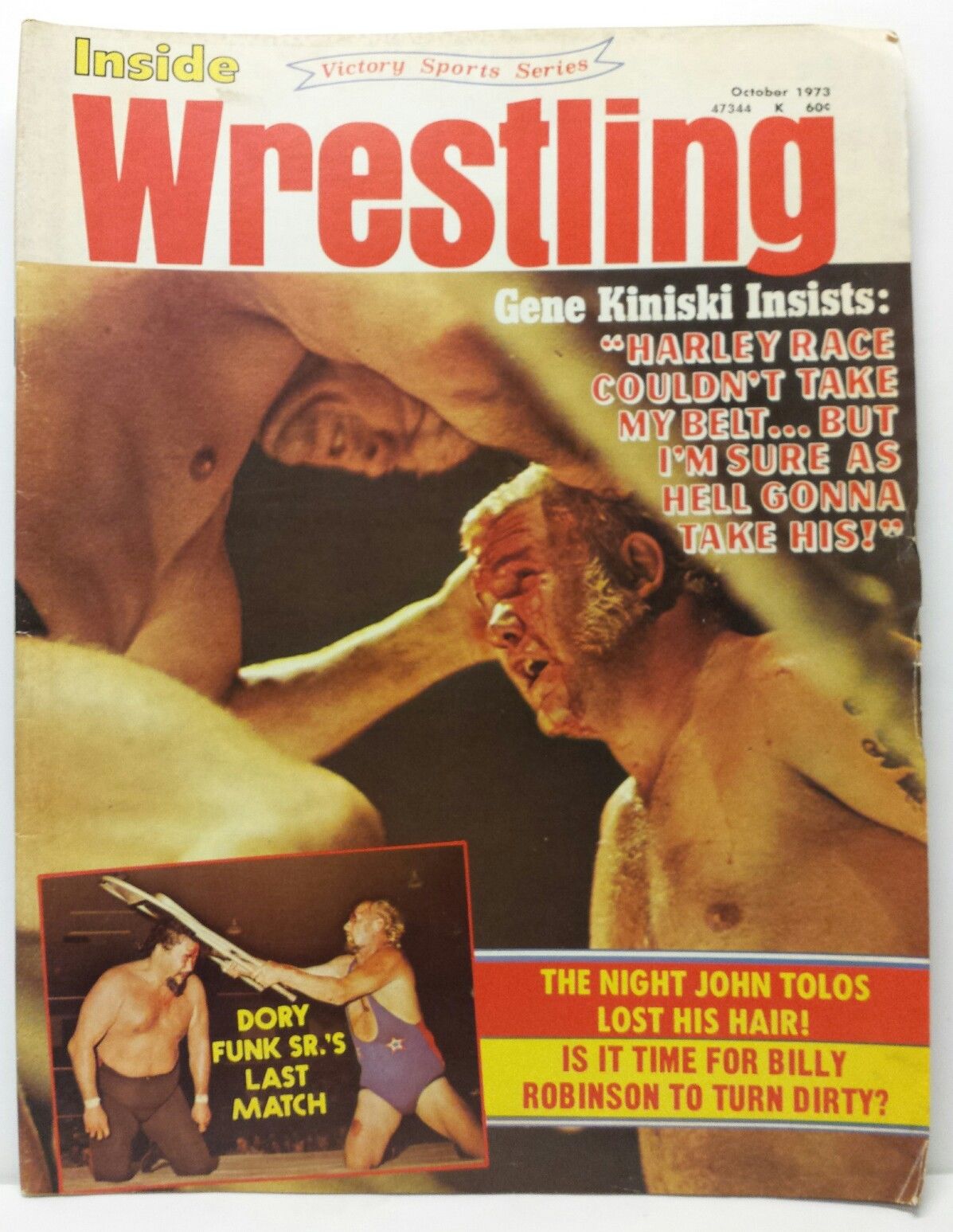 Inside Wrestling October 1973 Magazine PWcatalog
