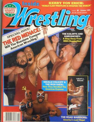 Inside Wrestling October 1985 Magazine PWcatalog