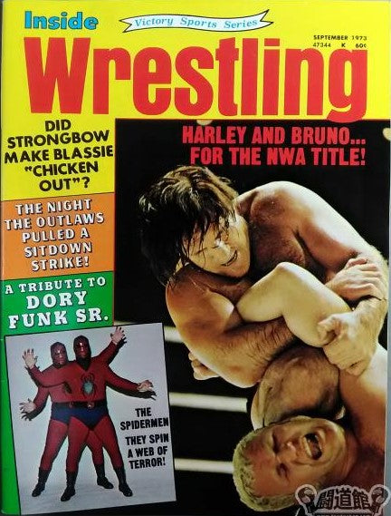 Inside Wrestling September 1973 Magazine PWcatalog