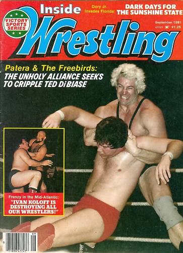 Inside Wrestling September 1981 Magazine PWcatalog