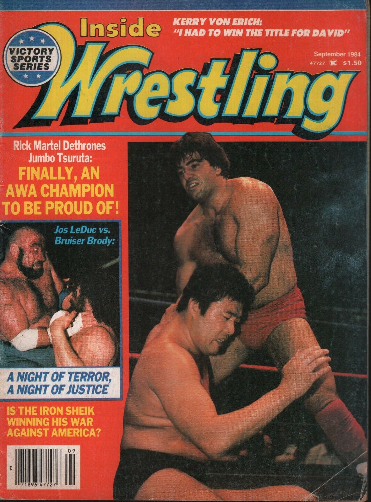 Inside Wrestling September 1984 Magazine PWcatalog