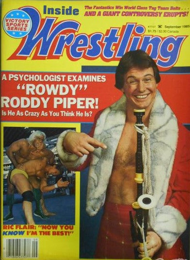 Inside Wrestling September 1985 Magazine PWcatalog