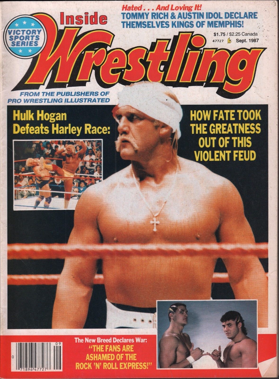 Inside Wrestling September 1987 Magazine PWcatalog