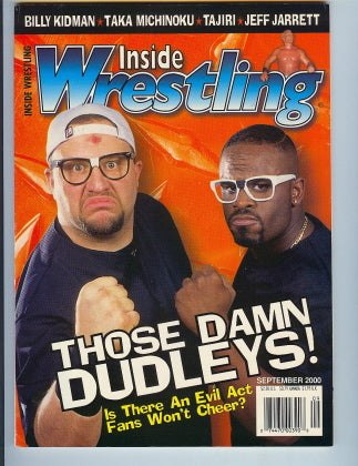 Inside Wrestling September 2000 Magazine PWcatalog