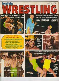 Inside Wrestling January 1969 Magazine PWcatalog