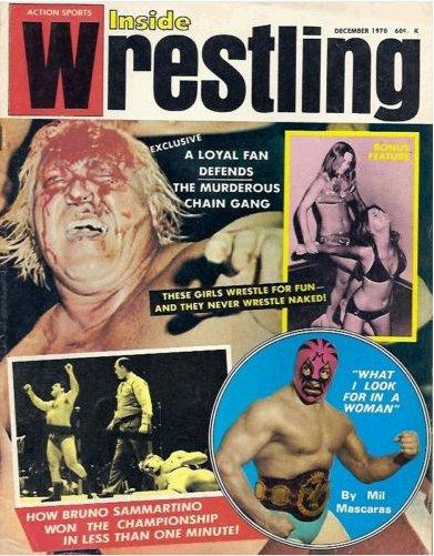 Inside Wrestling December 1970 Magazine PWcatalog