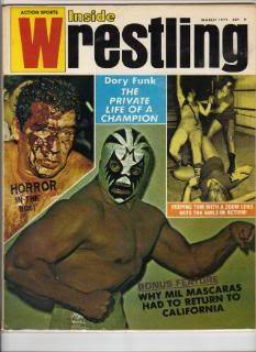 Inside Wrestling March 1971 Magazine PWcatalog