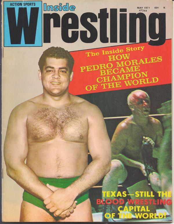Inside Wrestling May 1971 Magazine PWcatalog