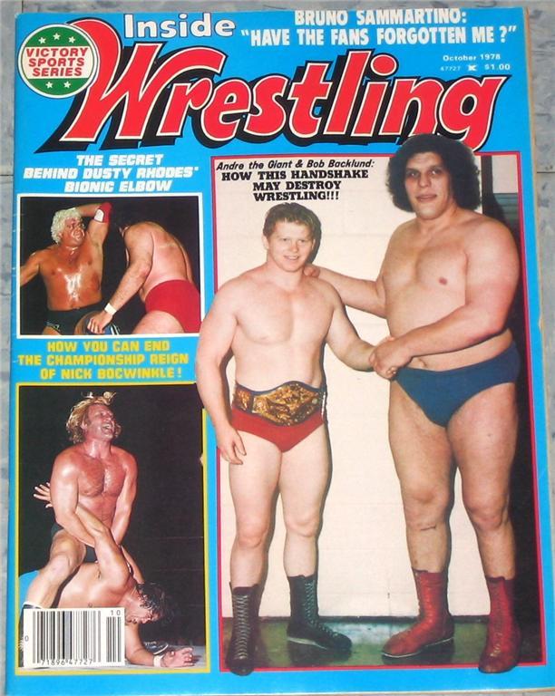 Inside Wrestling October 1978 Magazine PWcatalog