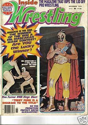 Inside Wrestling November 1978 Magazine PWcatalog