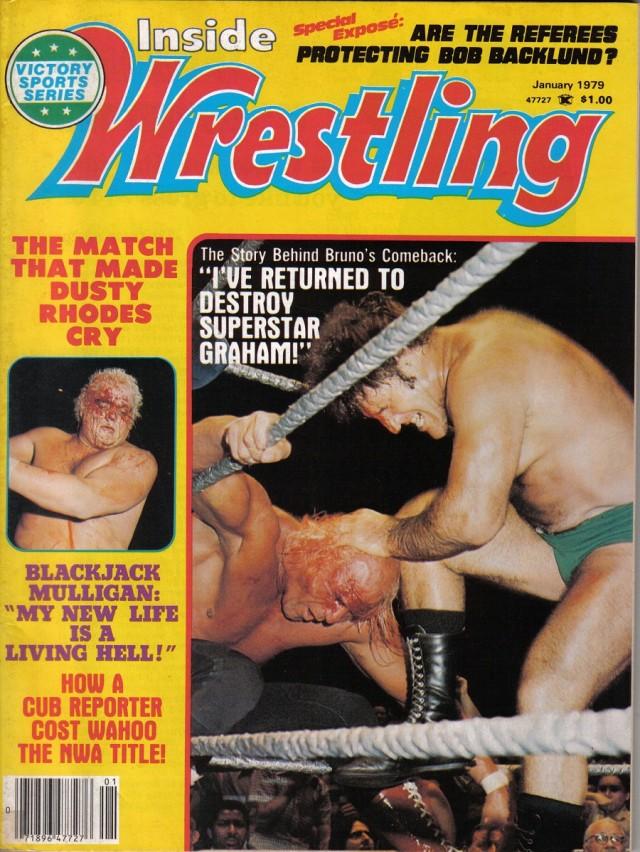 Inside Wrestling January 1979 Magazine PWcatalog