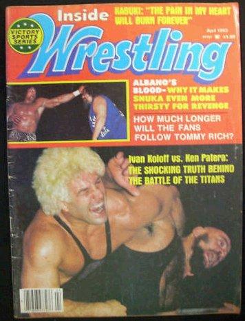 Inside Wrestling April 1983 Magazine PWcatalog