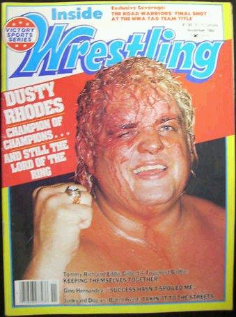 Inside Wrestling November 1984 Magazine PWcatalog