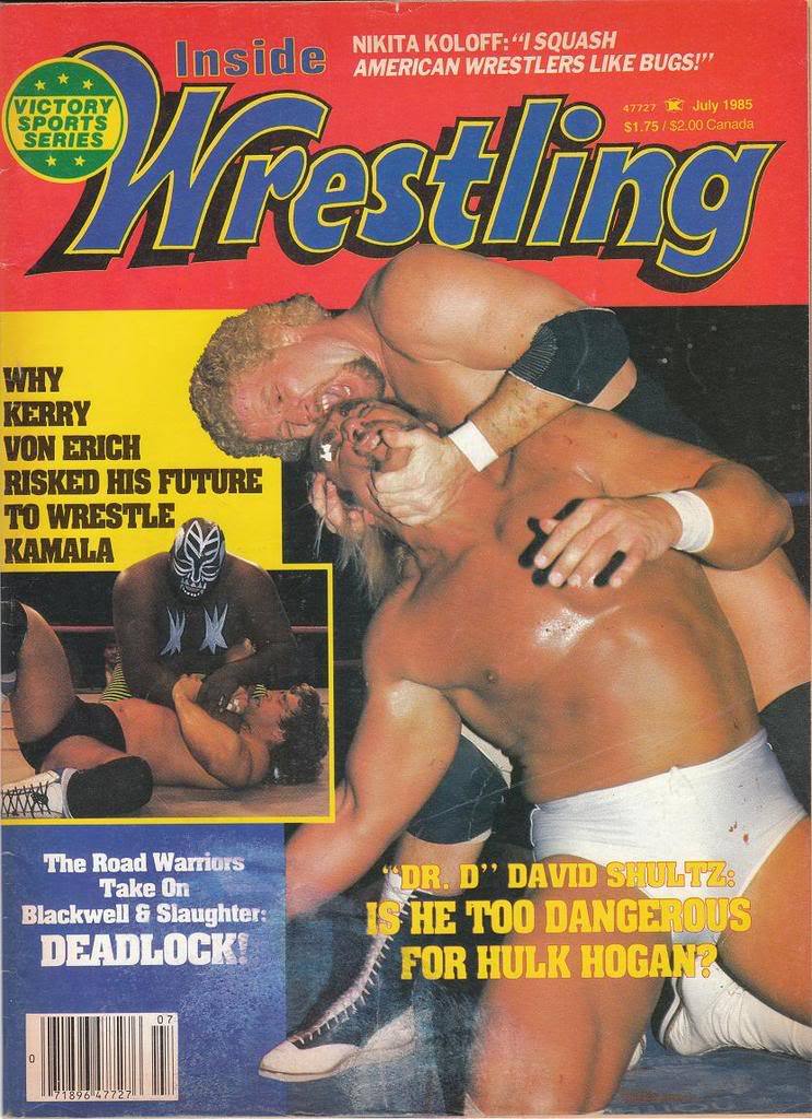 Inside Wrestling July 1985 Magazine PWcatalog