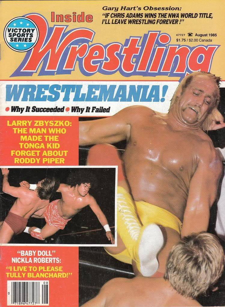 Inside Wrestling August 1985 Magazine PWcatalog