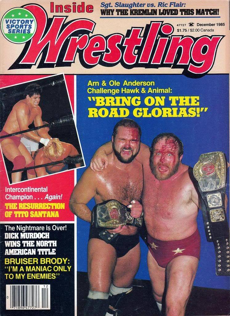 Inside Wrestling December 1985 Magazine PWcatalog