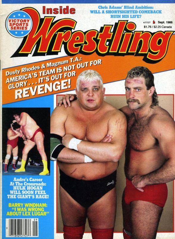 Inside Wrestling September 1986 Magazine PWcatalog