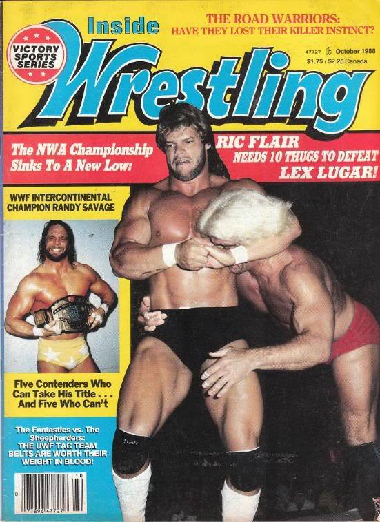 Inside Wrestling October 1986 Magazine PWcatalog