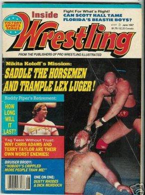 Inside Wrestling June 1987 Magazine PWcatalog