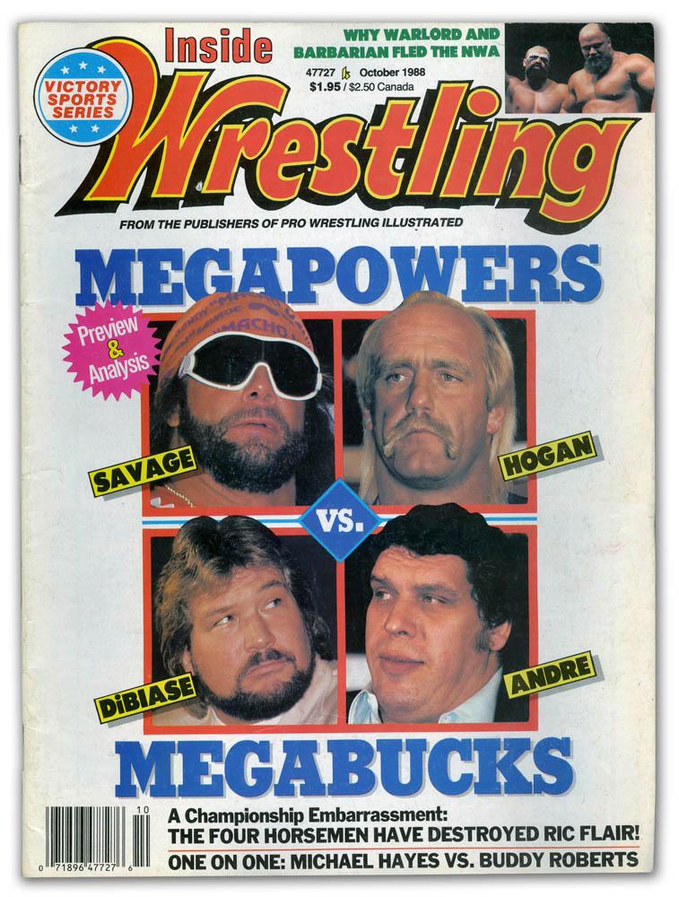 Inside Wrestling October 1988 Magazine PWcatalog