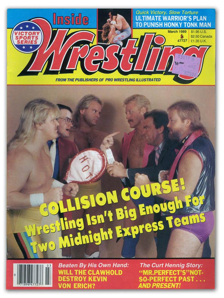 Inside Wrestling March 1989 Magazine PWcatalog